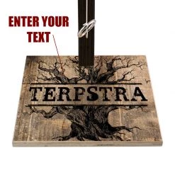 BarProducts.com HOME BAR & GIFTS Customizable Tabletop Ring Toss Game - Rustic Tree