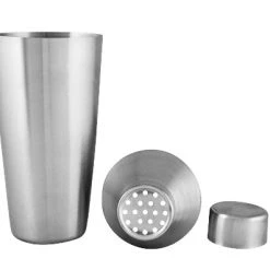 BarProducts.com BAR TOOLS 3-Piece Cocktail Shaker - Tapered - 28 Ounce