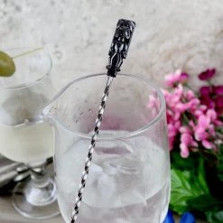 BarProducts.com Bar Spoons Olea™ Tiki Butt Ku Gun Metal Plated Bar Spoon - 40cm