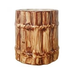 BarProducts.com BAR SUPPLIES BarConic® Tiki Drinkware - Ceramic Rum Barrel Mug - 12 Ounce