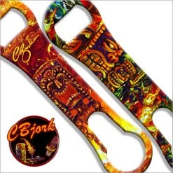 BarProducts.com Featured Artists Tiki Hot Heads V-Rod® Bottle Opener