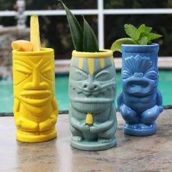 BarProducts.com BarConic® 12 Oz Tiki Drinkware – Tie BAR SUPPLIES