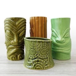 BarProducts.com Tiki Mugs Drinkware Package 4 - Set Of 4 Bar Sets & Package Specials