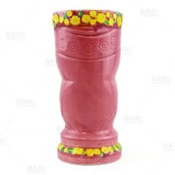 BarProducts.com BAR SUPPLIES BarConic® Tiki Drinkware - Pink Flower Goddess - 12 Ounce
