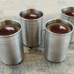 BarProducts.com Tin Can Shots - 2 Oz - Unique Shots - Pack Of 4 Drinkware