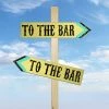 BarProducts Handcrafted Woodshop Made In The USA To The Bar Wood Arrow Sign