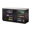 BarProducts.com BAR EQUIPMENT True® Solid Swing Door Back Bar Cooler W/ LED Lighting (TBB-3G-LD)