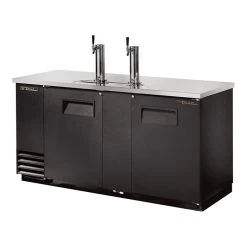 BarProducts.com True® Dual Solid Swing Door Direct Draw Beer Dispenser For 3 Barrels