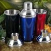 BarProducts.com BAR TOOLS Cocktail Shaker - 3 Piece 12 Ounce Translucent - Color Options