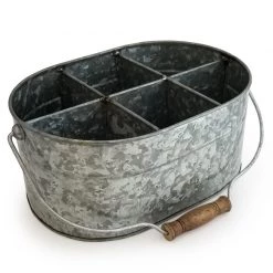 BarProducts.com Galvanized Table Caddy - Oval