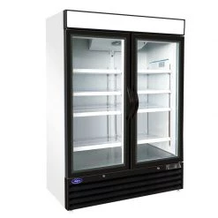 BarProducts.com BAR EQUIPMENT SWING GLASS DOOR MERCHANDISER FREEZER – 48 CU. FT.