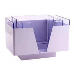 BarProducts.com NAPKIN BAR CADDY - 3 COMPARTMENT- WHITE/CLEAR SPECIAL COLLECTIONS