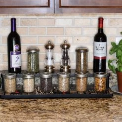 BarProducts.com Counter Caddies™ - WINE Theme - 24" STRAIGHT Shelf Liquor Shelves / Bottle Displays