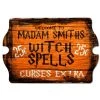 BarProducts.com BAR DECOR CUSTOMIZABLE Tavern Shaped Halloween Wood Sign - Witch Spells