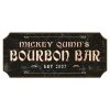 BarProducts.com CUSTOMIZABLE Wood Plaque Sign - BOURBON BAR - Color Options BAR DECOR
