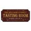 BarProducts.com CUSTOMIZABLE Wood Plaque Sign - TASTING ROOM - Color Options BAR DECOR