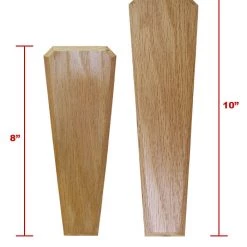 BarProducts Handcrafted Woodshop Made In The USA Oak Wood Beer Tap Handle - Flared Shape - Elegant Cherry Wood
