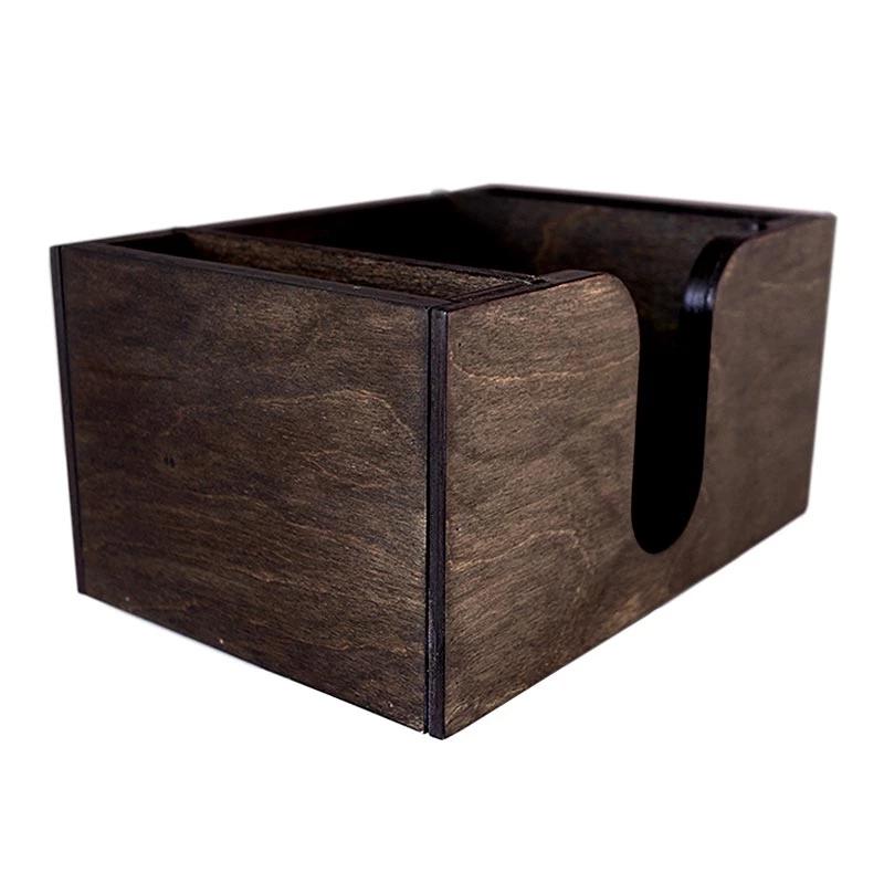 wood-napkin-caddy-bar-stained-2.jpg BarProducts.com Wooden Bar Napkin & Straw Caddy - STAINED