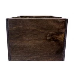 BarProducts.com Wooden Bar Napkin & Straw Caddy - STAINED 3 BarProducts.com Wooden Bar Napkin & Straw Caddy - STAINED