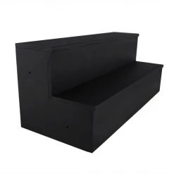 BarProducts.com BAR DECOR Wooden Liquor Bottle Shelves - Handcrafted In The USA - 2 Tier - Black - Size Variants 5 BarProducts.com BAR DECOR Wooden Liquor Bottle Shelves - Handcrafted In The USA - 2 Tier - Black - Size Variants