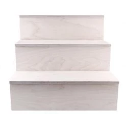 BarProducts Handcrafted Wooden Liquor Bottle Shelves - Handcrafted In The USA - 3 Tier - Natural - Size Variants