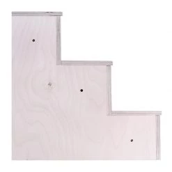 BarProducts Handcrafted Wooden Liquor Bottle Shelves - Handcrafted In The USA - 3 Tier - Natural - Size Variants