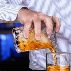 BarProducts.com Final Touch® Diamond Pattern Mixing Pitcher & Strainer