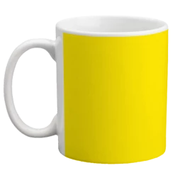 BarProducts.com PRODUCT DESIGNER Custom Coffee Mug - Yellow - 11 Ounce