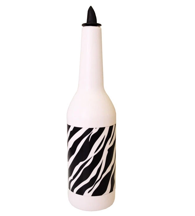 zebra-print-flair-bottle-750ml_main-2.jpg BarProducts.com BAR TOOLS Kolorcoat™ Flair Bottle - Zebra Print Design - 750ml